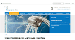 Desktop Screenshot of mieterverein-koeln.de